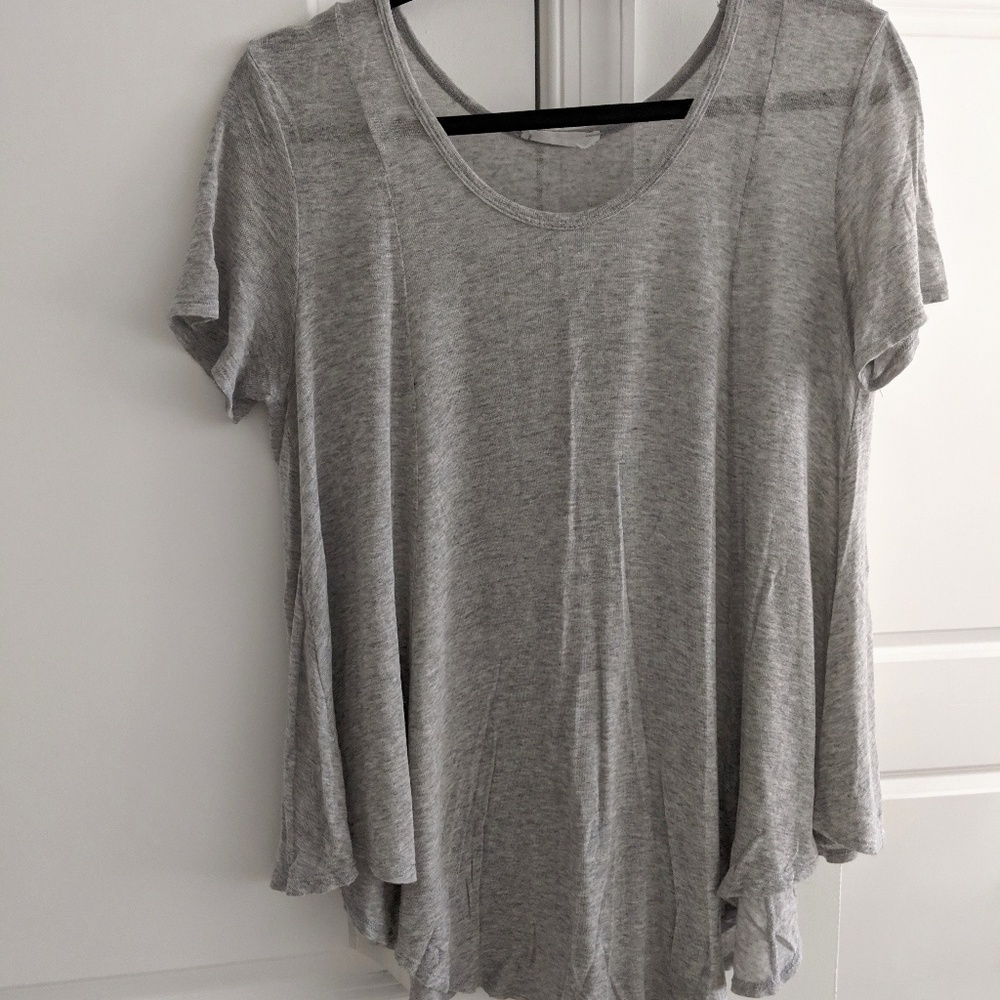 Lush - Flowy Short Sleeve Shirt